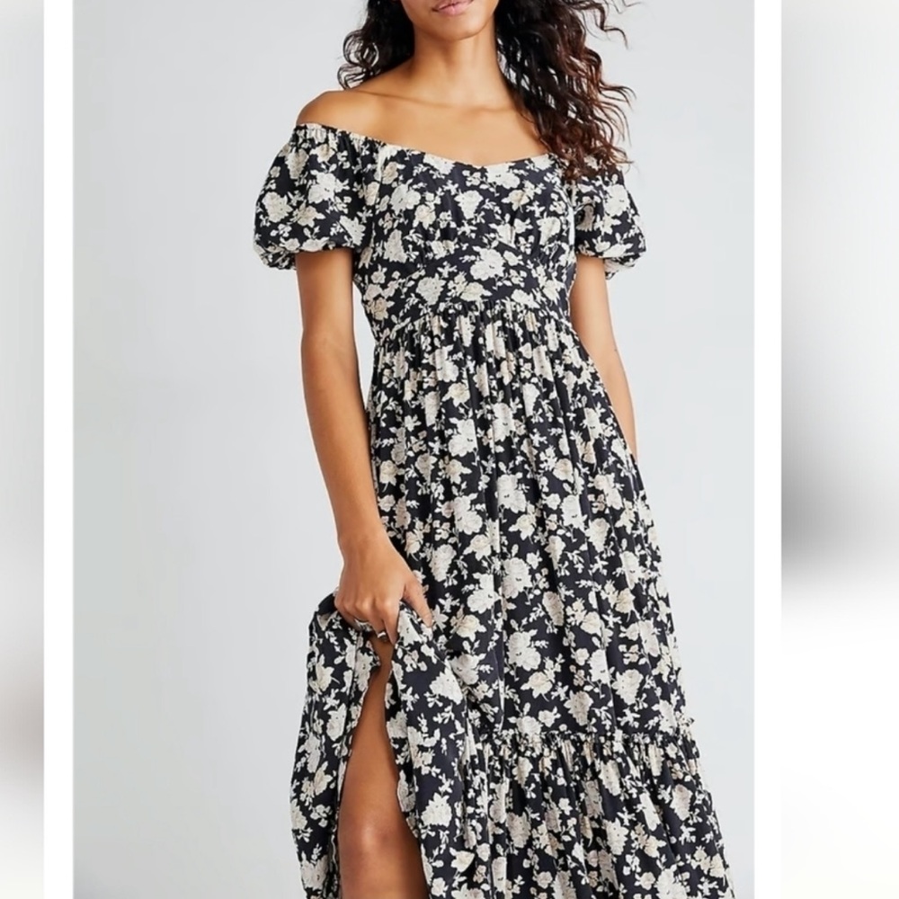 LOVESHACKFANCY Angie Dress in Almond Cookie